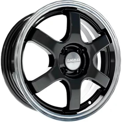 Скад Киото 6x15 4*100 ET38 DIA67.1 Антрацит-алмаз  - «ПСС ПРО»