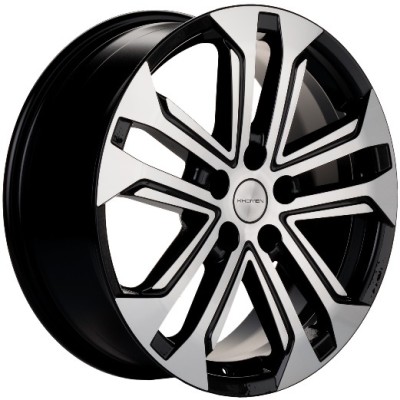Khomen KHW 1803 7x18 5*114.3 ET45 DIA60.1 Black-FP 