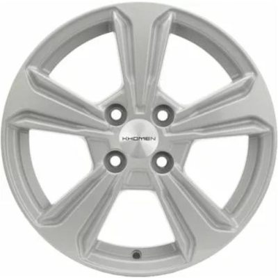 Khomen KHW 1502 6x15 4*100 ET45 DIA56.6 F-Silver 