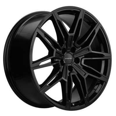 Khomen KHW 2105 9.5x21 5*112 ET30 DIA66.6 Black Matt 