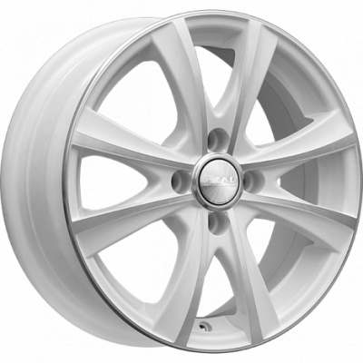 Скад Мальта 6x15 4*100 ET45 DIA67.1 Алмаз белый  - «ПСС ПРО»