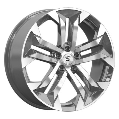 K&K КР015 7.5x19 5*114.3 ET40 DIA64.1 Diamond gloss graphite 