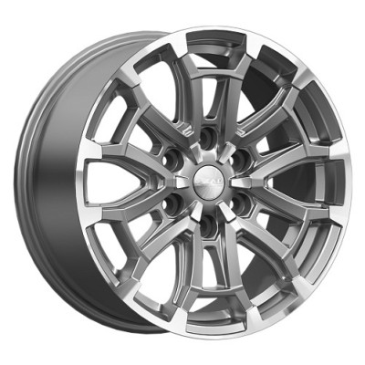 Скад Авилис 8x18 6*139.7 ET38 DIA67.1 Алмаз графит 