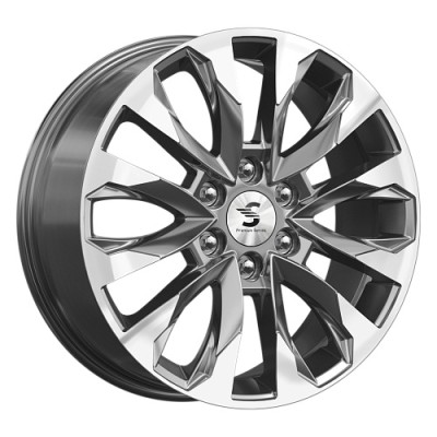 K&K КР007 8x20 6*139.7 ET38 DIA67.1 Diamond gloss graphite 