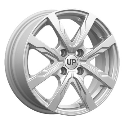Wheels UP UP122 6x15 4*100 ET37 DIA60.1 Silver Classic 