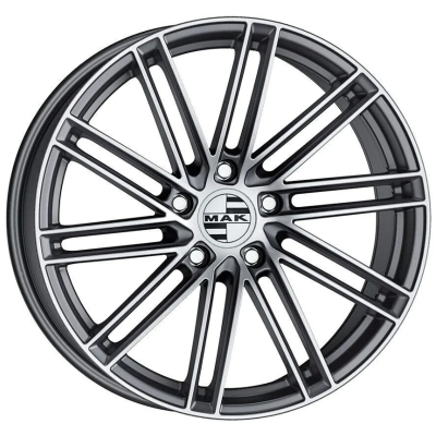 MAK Leipzig 9.5x21 5*130 ET46 DIA71.6 Gunmetal Mirror Face 