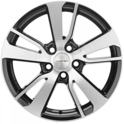 Khomen KHW 1704 7x17 5*110 ET50 DIA67.1 Black-FP 