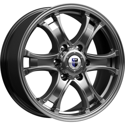 K&K Балеар 7.5x18 6*139.7 ET25 DIA106.1 Дарк платинум 