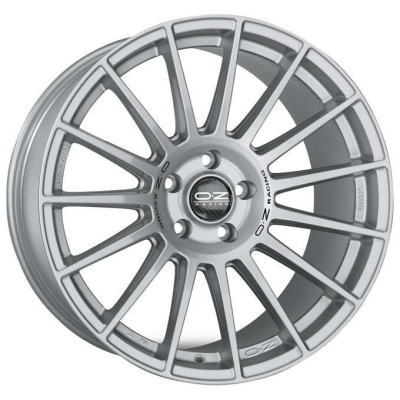 OZ Superturismo Dakar 11x20 5*130 ET48 DIA71.6 Matt Race Silver Black Lettering 