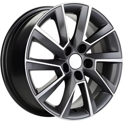 Khomen KHW 1604 6x16 5*105 ET39 DIA56.6 Gray-FP 