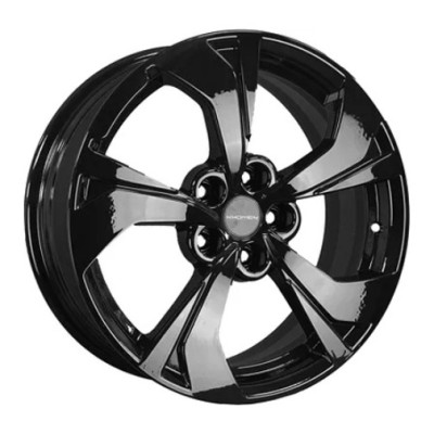 Khomen KHW 1724 7x17 5*114.3 ET37 DIA66.6 Black 