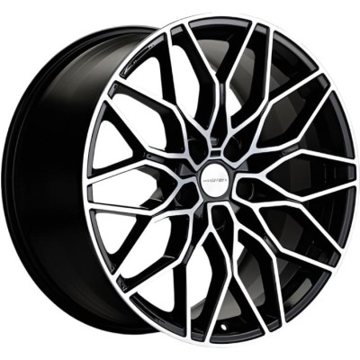 Khomen KHW 1902 8.5x19 5*112 ET28 DIA66.6 Black-FP 