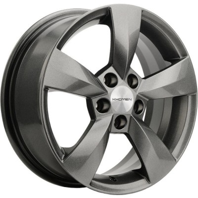Khomen KHW 1504 6x15 5*100 ET43 DIA57.1 Gray 