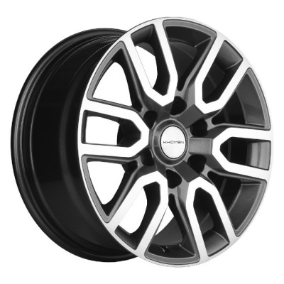 Khomen KHW 1723 8x17 6*139.7 ET38 DIA67.1 Gray-FP 