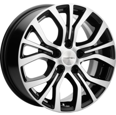 Khomen KHW 1608 6.5x16 5*114.3 ET38 DIA67.1 Black-FP 