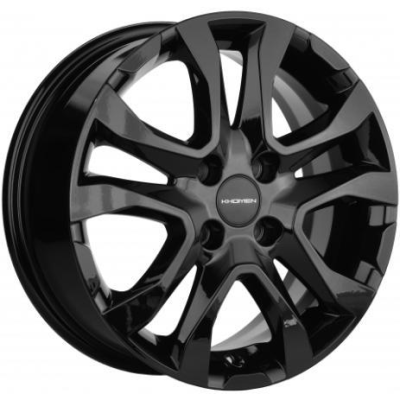 Khomen KHW 1503 6x15 4*100 ET50 DIA60.1 Black 