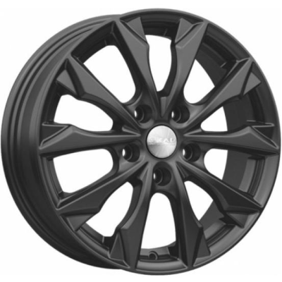 Скад Нагоя 6x16 4*100 ET50 DIA60.1 Черный бархат  - «ПСС ПРО»