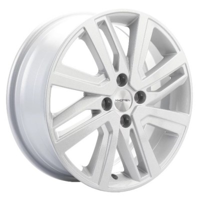 Khomen KHW 1609 6x16 4*100 ET37 DIA60.1 F-Silver 