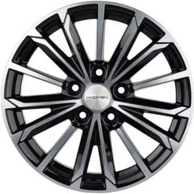 Khomen KHW 1611 6.5x16 5*108 ET45 DIA60.1 Black-FP 
