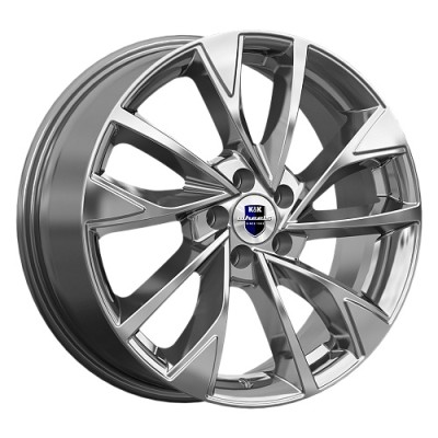 K&K Роквуд 7x17 5*112 ET45 DIA57.1 Дарк платинум 