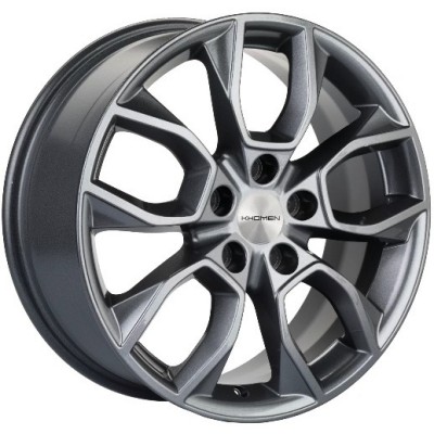 Khomen KHW 1713 7x17 5*110 ET46 DIA63.3 Gray 