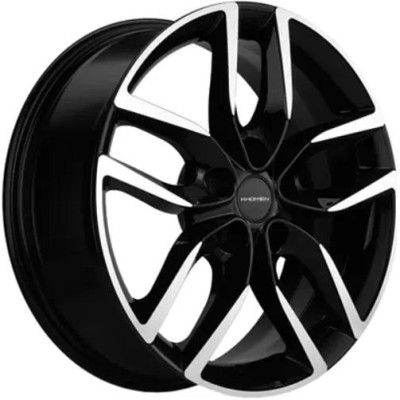 Khomen KHW 1708 6.5x17 5*114.3 ET46 DIA67.1 Black-FP 
