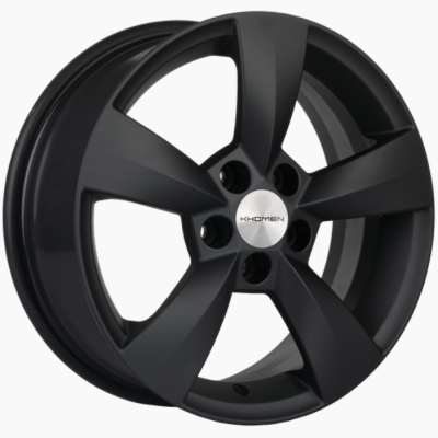 Khomen KHW 1504 6x15 5*100 ET38 DIA57.1 Black Matt 