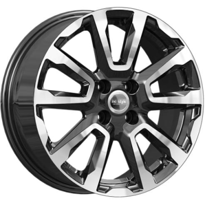 K&K КС1026 6.5x16 4*100 ET46 DIA54.1 Алмаз черный 