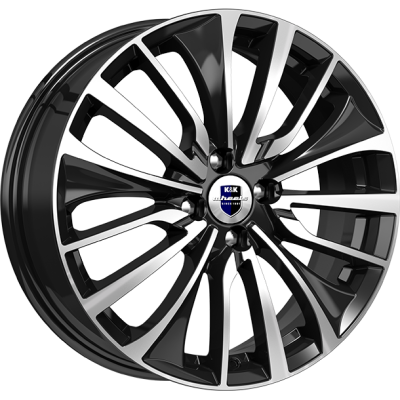 K&K Flanker 6.5x17 5*112 ET49 DIA66.6 Алмаз черный 