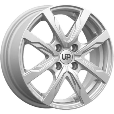 Wheels UP UP122 6x15 4*100 ET40 DIA60.1 Silver Classic 