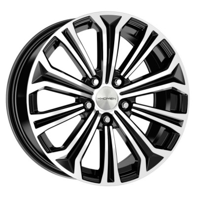 Khomen KHW 1610 6.5x16 5*108 ET45 DIA60.1 Black-FP 