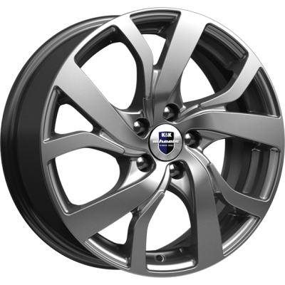 K&K Палермо 6.5x16 5*112 ET50 DIA57.1 Дарк платинум 