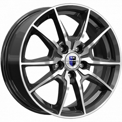 K&K Адамар 6.5x16 5*105 ET38 DIA56.6 Алмаз черный 