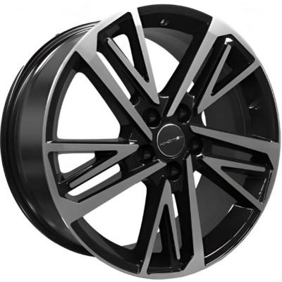 Khomen KHW 1815 8x18 5*114.3 ET50 DIA60.1 Black-FP 