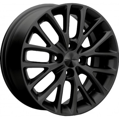 Khomen KHW 1506 6x15 4*100 ET45 DIA56.6 Black 