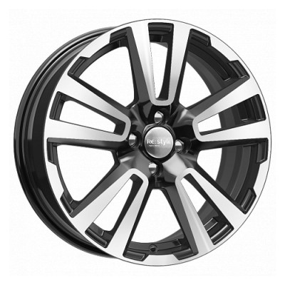 K&K КС874 6.5x17 4*100 ET41 DIA60.1 Алмаз черный 