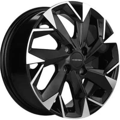 Khomen KHW 1402 5.5x14 4*100 ET38 DIA67.1 Black-FP 