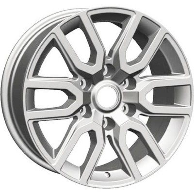 Khomen KHW 1723 8x17 6*139.7 ET36 DIA100.1 F-Silver 