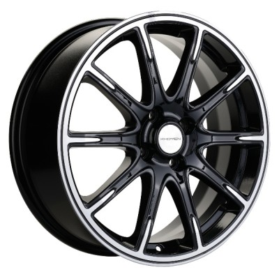 Khomen KHW 1707 6.5x17 4*100 ET50 DIA60.1 Black-FP 