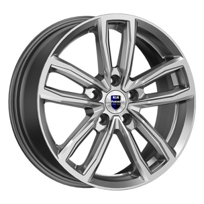 K&K Каланг 6.5x17 5*114.3 ET37 DIA66.6 Дарк платинум 