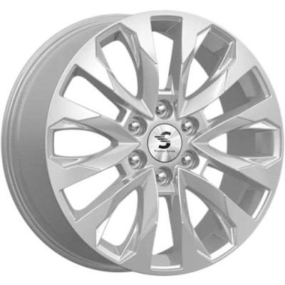 K&K КР007 8x20 6*139.7 ET55 DIA100.1 Elite silver 