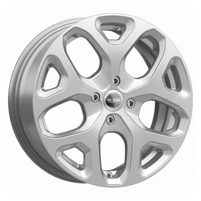 K&K КС869 6.5x16 4*100 ET43 DIA60.1 Сильвер 