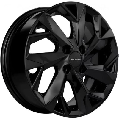 Khomen KHW 1508 6x15 4*100 ET39 DIA56.6 Black 