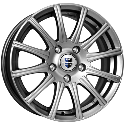 K&K Сиеста 5x13 4*100 ET35 DIA67.1 Дарк платинум 