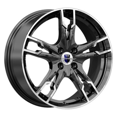 K&K Солар 7x17 5*108 ET50 DIA63.3 Алмаз черный 