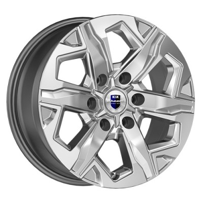 K&K Тейт 7.5x17 6*114.3 ET30 DIA66.1 Дарк платинум 