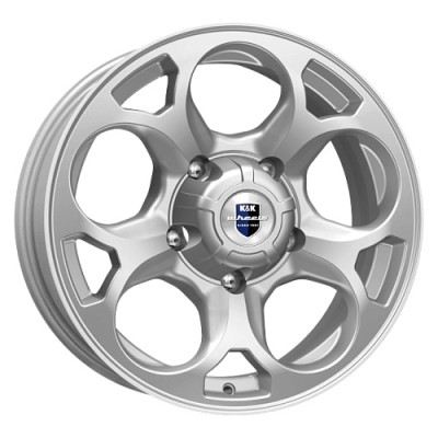 K&K Линкс 7x16 5*139.7 ET35 DIA108.6 Сильвер 