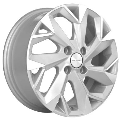 Khomen KHW 1508 6x15 4*100 ET40 DIA60.1 F-Silver-FP 