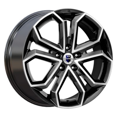 K&K Пандора 8.5x19 5*108 ET35 DIA67.1 Алмаз черный 