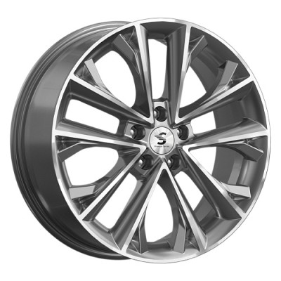 K&K КР012 7x18 5*108 ET38 DIA60.1 Diamond gloss graphite 